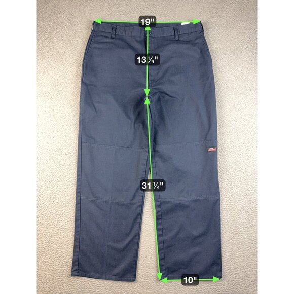 Dickies Classic Workwear Pants Men's 38x32 Straight Leg Relaxed Fit Cotton Blend - Picture 3 of 7